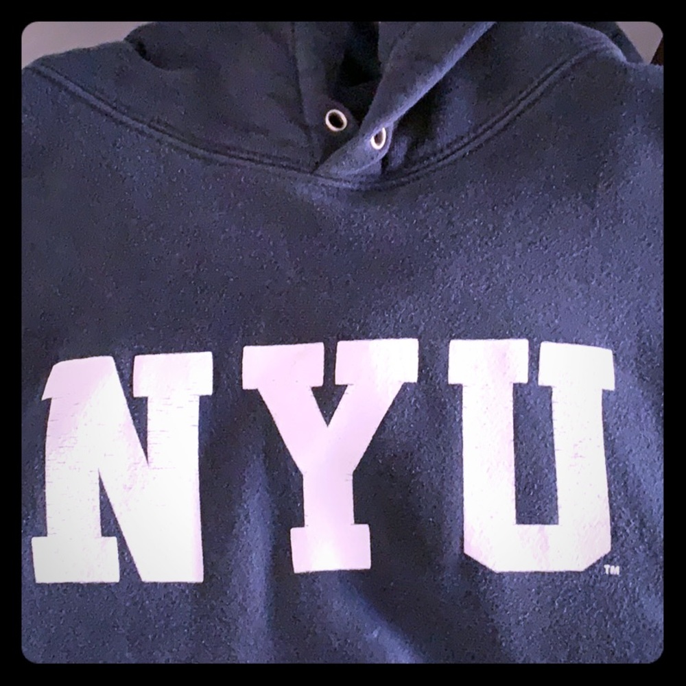 VINTAGE NYU CHAMPION HOODIE